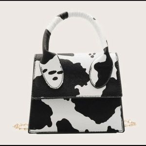Mini cow purse